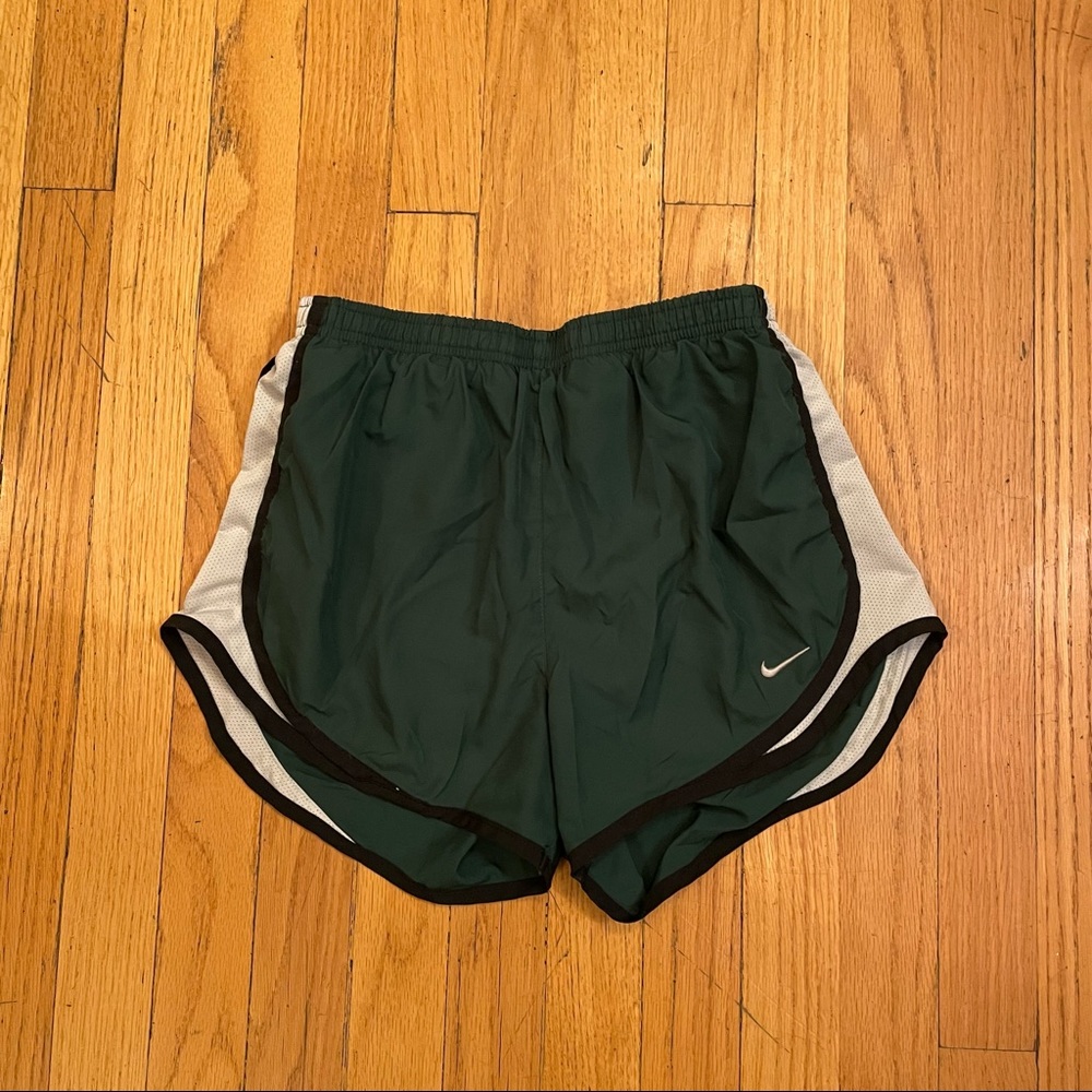 Green Nike Tempo Athletic Shorts